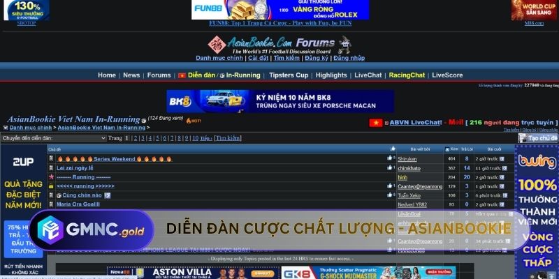 Diễn đàn cược chất lượng  - AsianBookie 