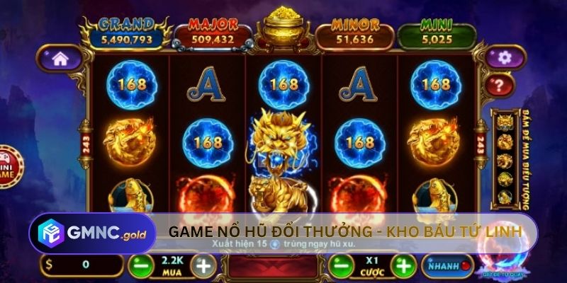 Game nổ hũ đổi thưởng - Kho báu Tứ Linh