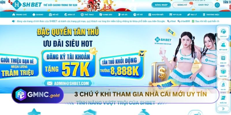 3 chú ý khi tham gia nhà cái mới uy tín