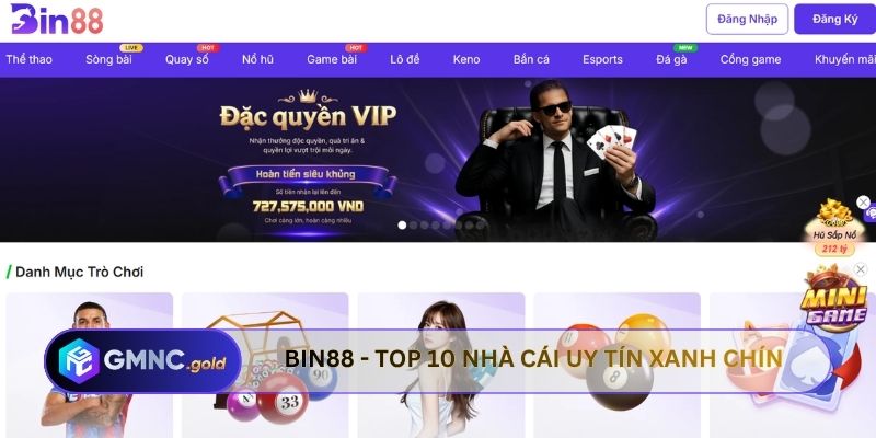 Bin88 - Top 10 nhà cái uy tín xanh chín