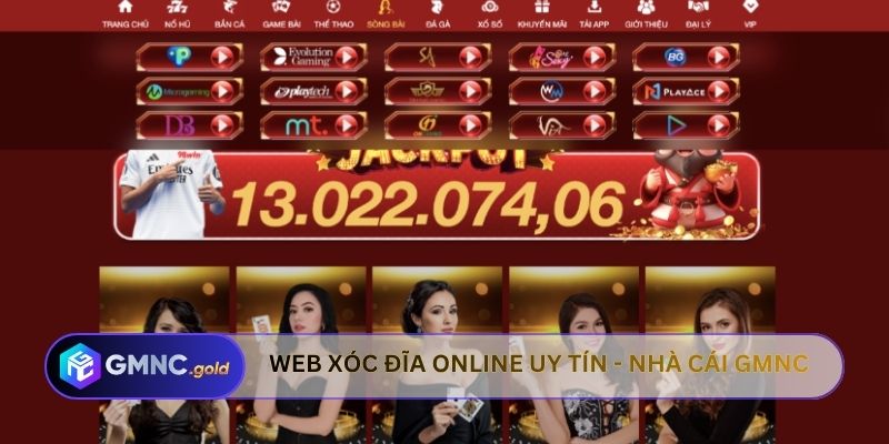 Web xóc đĩa online uy tín - Nhà cái GMNC 